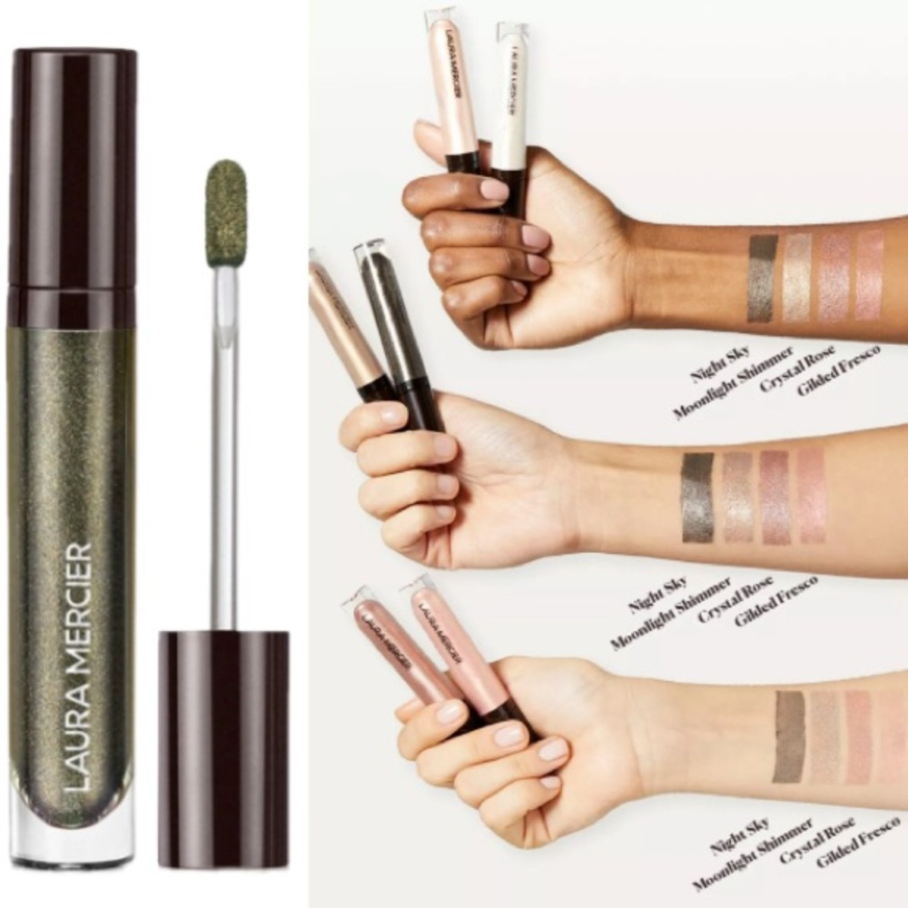 Laura Mercier Caviar Chrome Veil Liquid Eye Shimmer Color - Night Sky